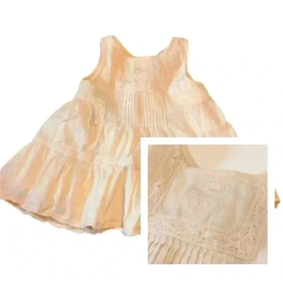 April Cornell Embroidered Dress 0-6m - Picture 1 of 8